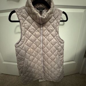 Athleta Women's Quilted Vest in Soft Beige